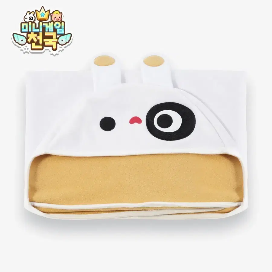 미니게임 천국 집토끼 후드 담요(미개봉)