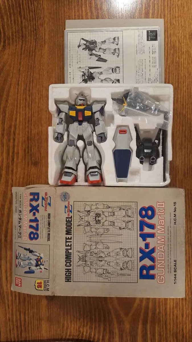 RG? RX-178 건담 Mk-II H.C.M Series 1/144 스케일 빈티지 건담 피규어