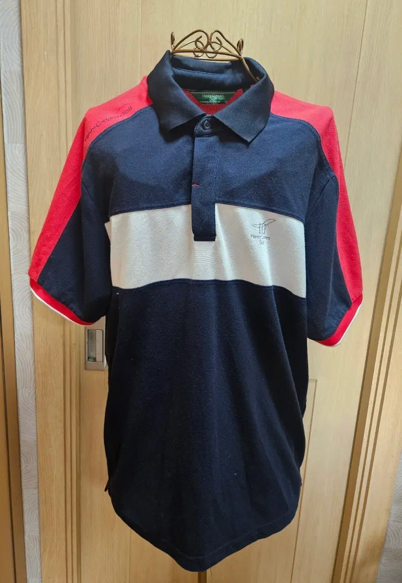 헨리코튼 골프(Henry Cotton's Golf) 남성 반팔 카라티 XL
