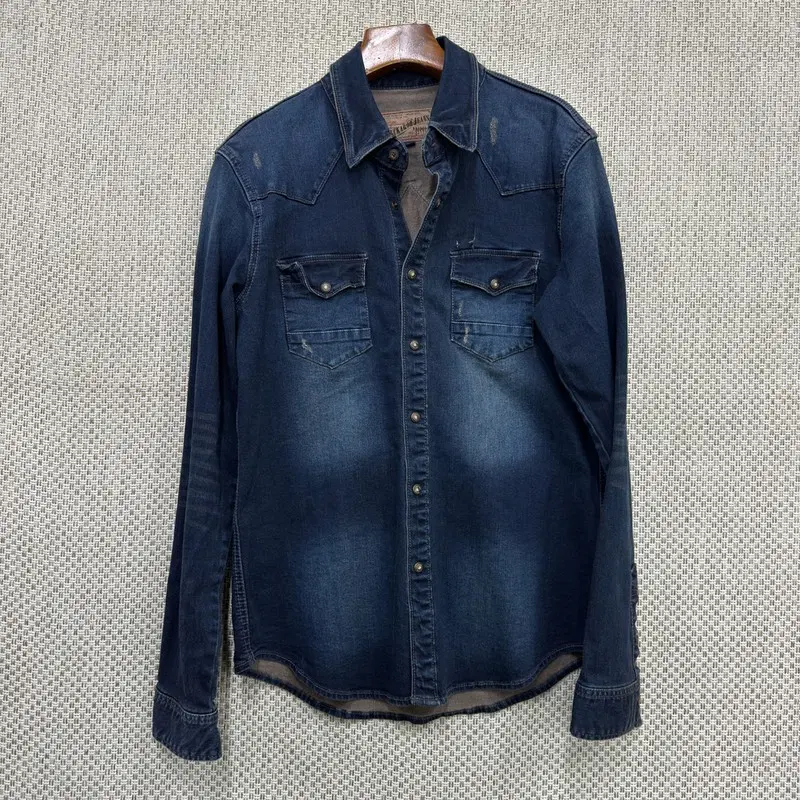 버커루 데님 셔츠 L H03171
