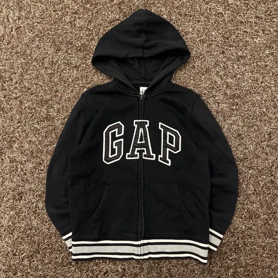 M GAP 갭 걸즈 블랙 후드집업
