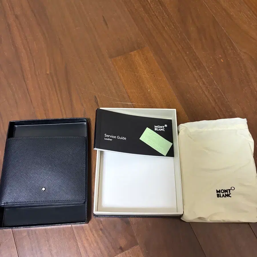 몽블랑 반지갑 미사용 새상품