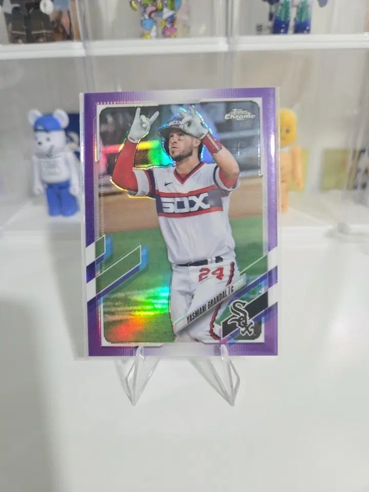 시카고화이트삭스) Yasmani grandal purple 리플렉터 /299한정