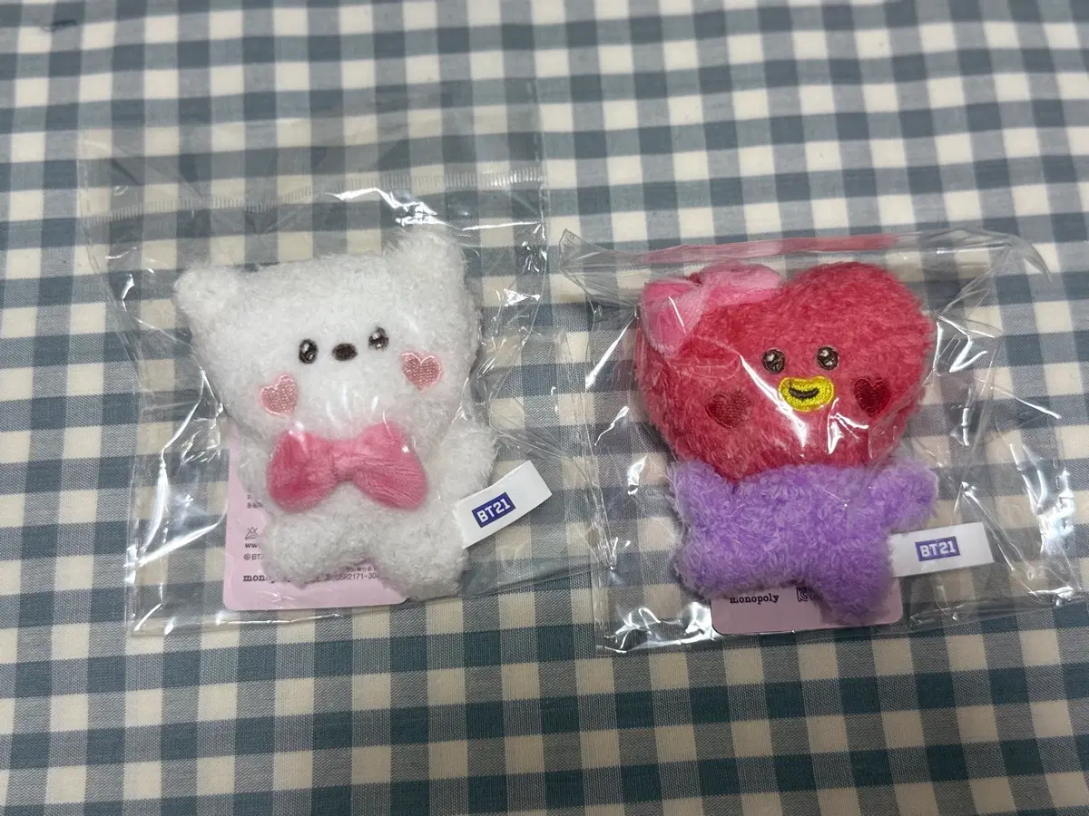 BT21 러블리 인형키링 타타 알제이