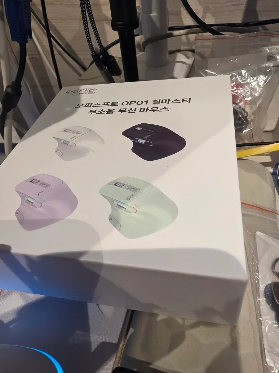 미개봉) 지글리커 오피스프로 opo1휠마스터 무소음 무선마우스교환받은새것입니다아현동 직거래하고요3만5천