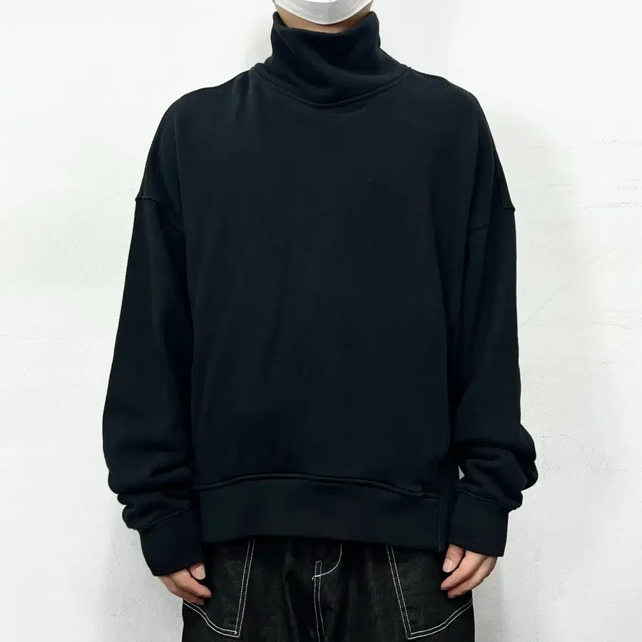피어오브갓 백집업 목폴라 스웻 셔츠