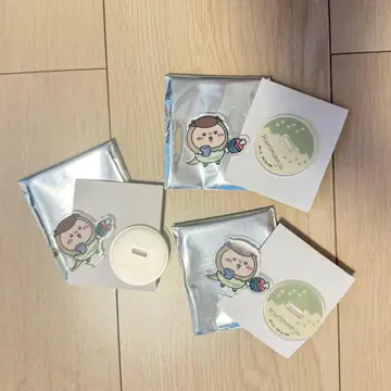 치이카와 포켓 공룡 아크릴 스탠드 밤만쥬 3개 세트