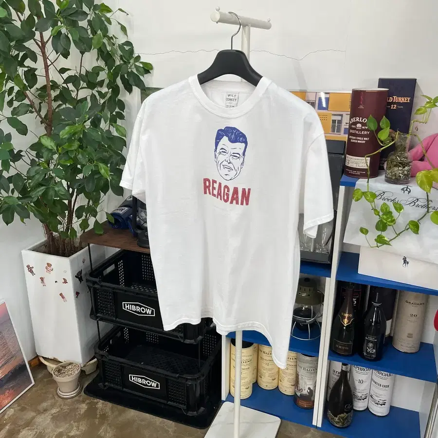 와일드동키 프린팅 반팔 티셔츠 L