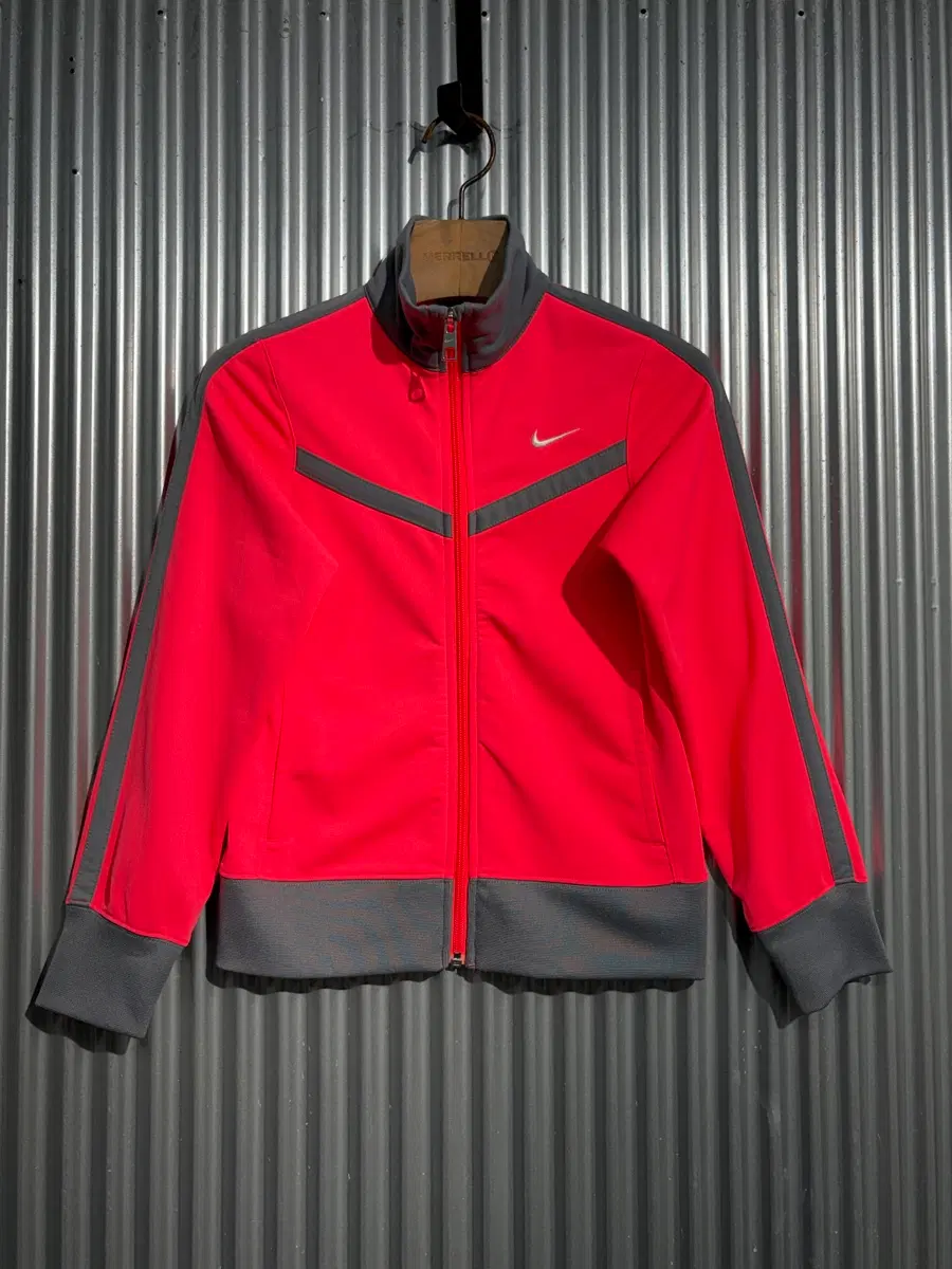 [주니어S/140] 나이키 NIKE 배색 집업 트랙탑 자켓 레드 2.9