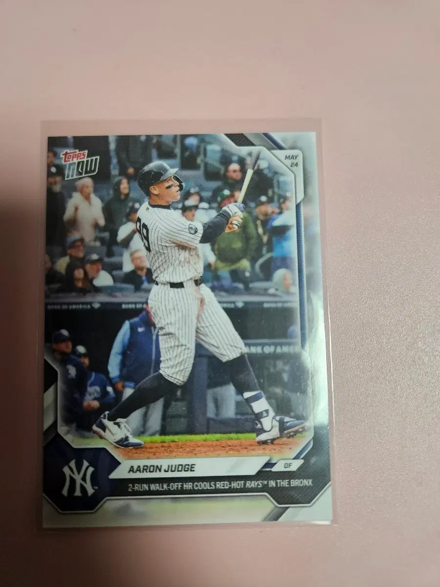 양키스)애런 저지 2026 Topps Now 끝내기 홈런 기념