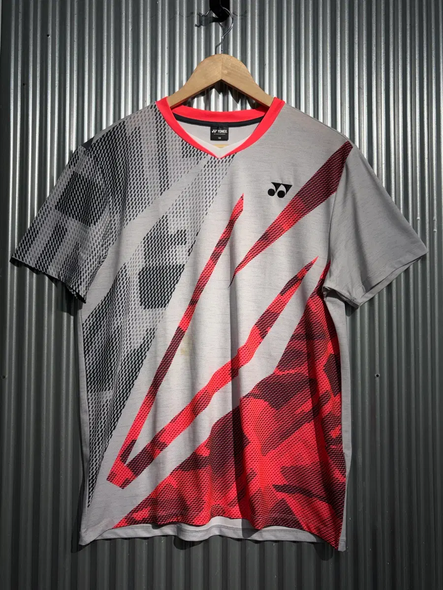 [100] 요넥스 YONEX 배드민턴 경기복 반팔 티셔츠 그레이 2.5
