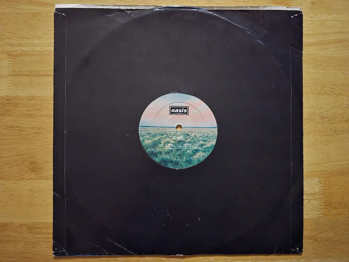 LP 레코드 oasis 오아시스 - Whatever 12인치 영국반