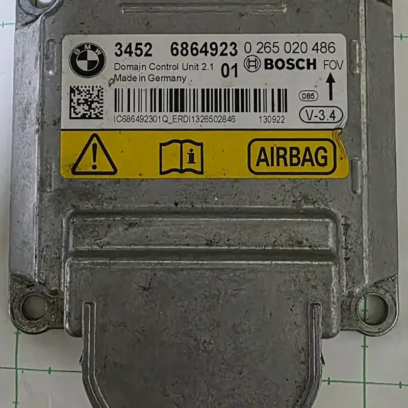 BMW 에어백 ECU 3452 6864923 0 265 020 486
