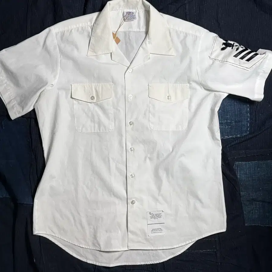 00s DSCP U.S Navy 트로피컬 숏 슬리브 셔츠 XL