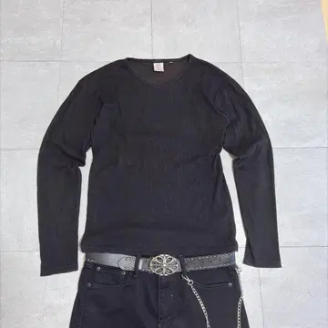 00s [ AVIREX ] long tee/Y2K/swag grunge 피치 티