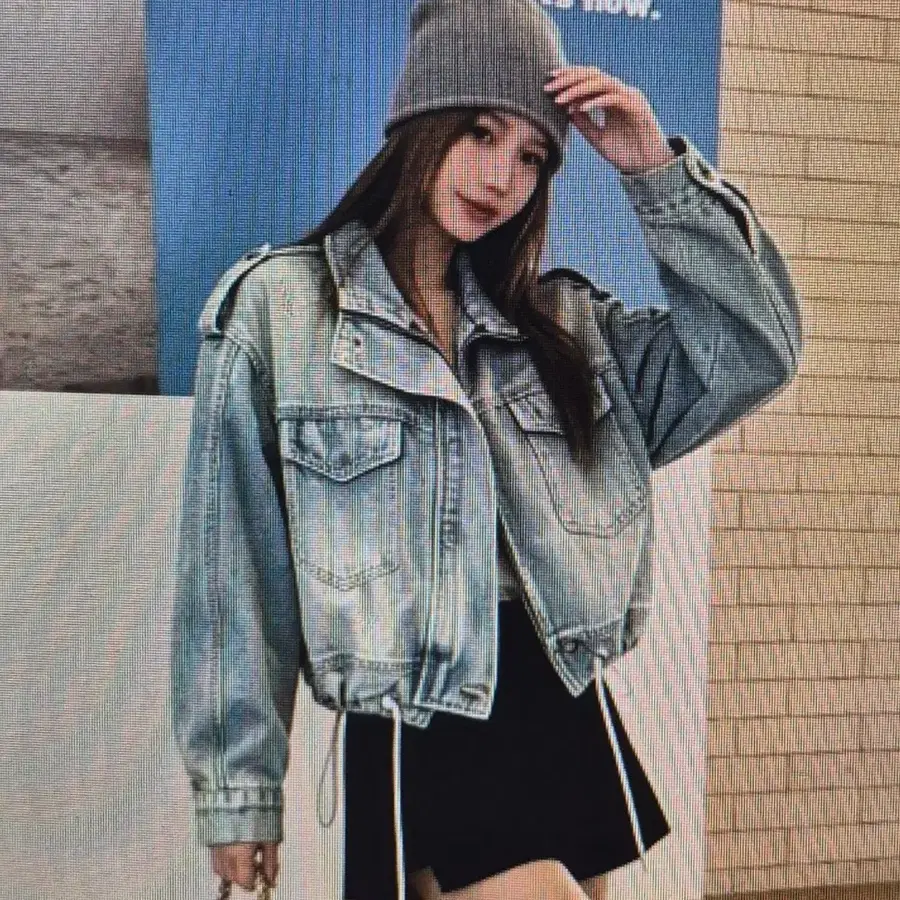 (해외배송)복고풍 데님 재킷