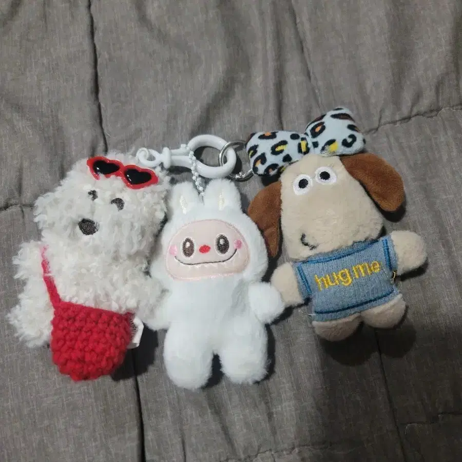 귀여운 인형 키링 3종 세트