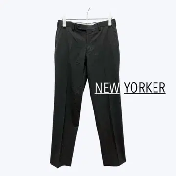 NEW YORKER 뉴요커 그레이 스트라이프 슬랙스 봄/여름/가을