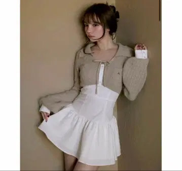 ANDMARY Tess 블라우스 미니 드레스 안드마리