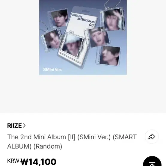 라이즈 RIIZE 2집 미니앨범 [II] (SMini Ver.) 앨범
