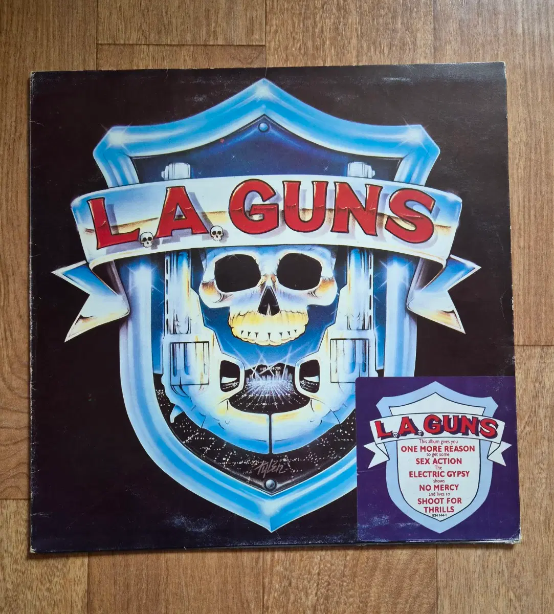 la guns lp 준라이센스 빽판 엘피