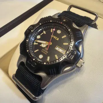 ORCA 올카 ISO 300M 다이버 손목시계 작동품 NATO 벨트