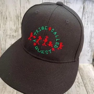 ATCQ 어 트라이브 캡 HIPHOP 블랙 새상품