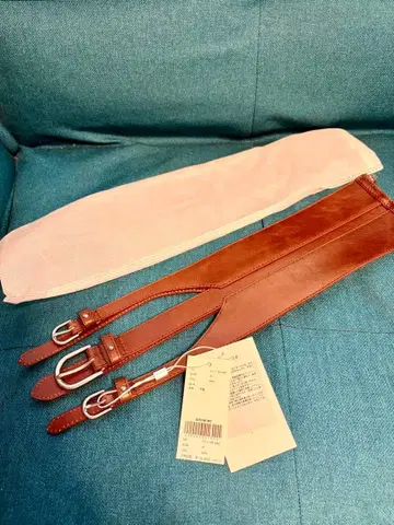 Ameri VINTAGE 소가죽 벨트 브라운 새상품