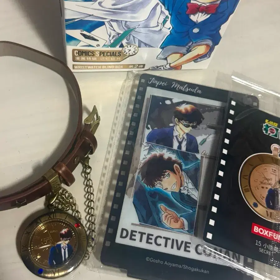 명탐정 코난 메모리 프래그먼트 손목 시계 마츠다 진페이 송보윤