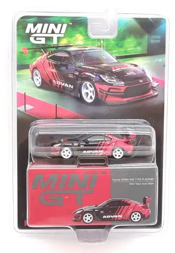 TSM MODEL 1/64 MINI GT Toyota GR86 HKS TYPE R ADVAN 2022 TAS(RHD) 956-BL