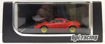 hpi racing 1/43 PRECISION CAST MODEL LANCIA STRATOS HF(Red) 8131