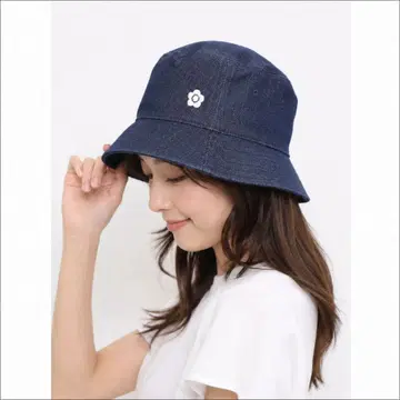 마리콴트 MARY QUANT x PUBLUX 버킷 햇 네이비