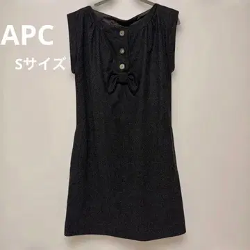 APC 슬리브리스 울 원피스