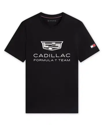 캐딜락 타미힐피거 F1 팀 라지 로고 티셔츠