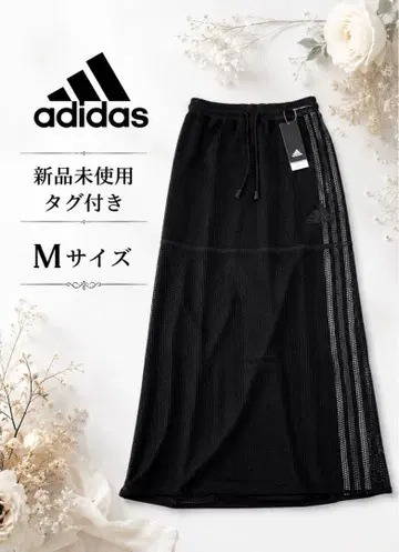 adidas 메쉬 롱 스커트 블랙 M