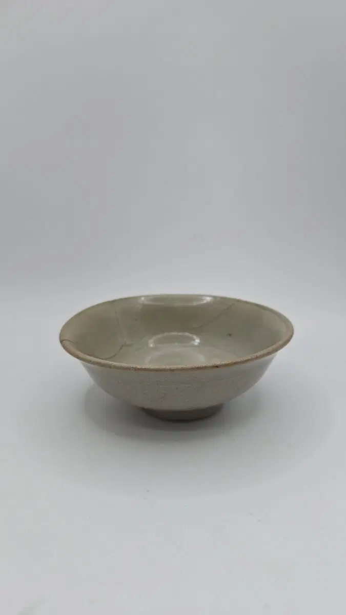 진품 조선초기백자 접시 골동품