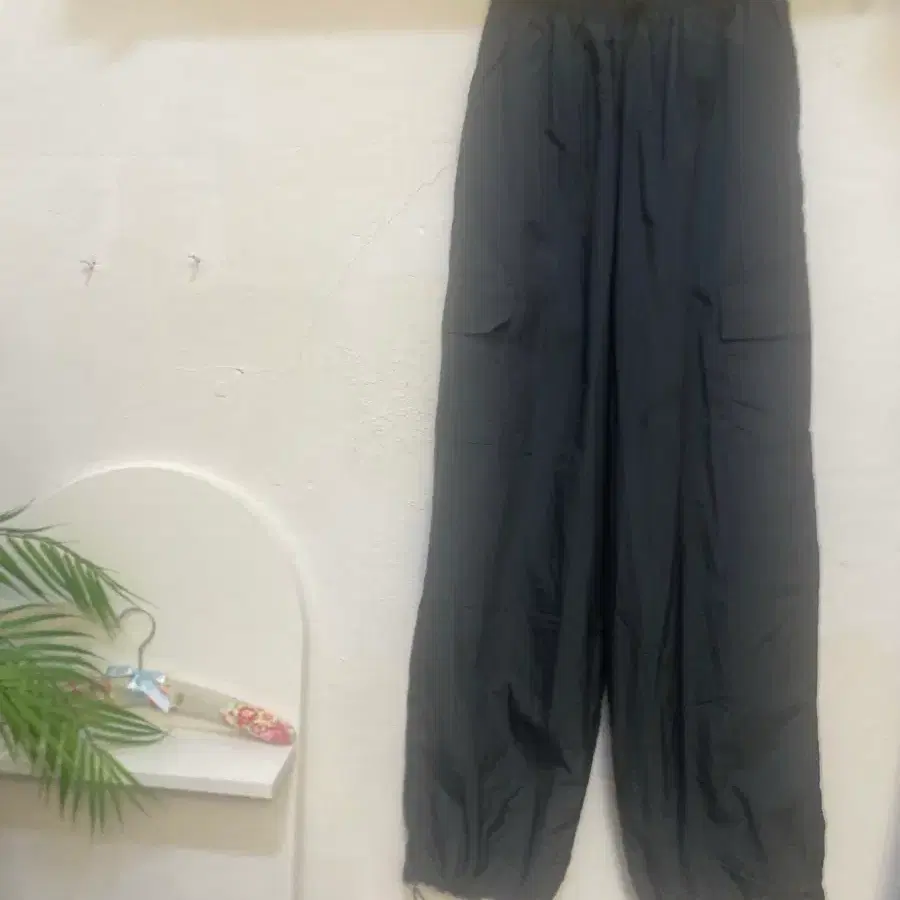 딥차콜 카고 조커 나일론 팬츠 55-66
