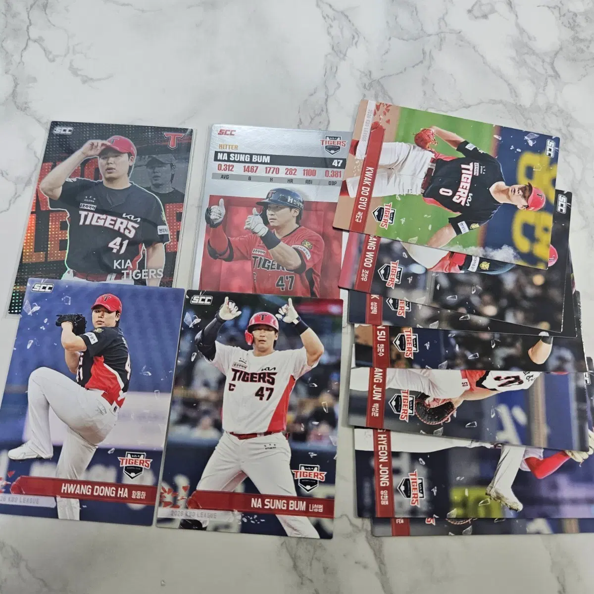 kbo 2026 카드 플러스 기아 나성범 레코드 황동하 홀로 일괄