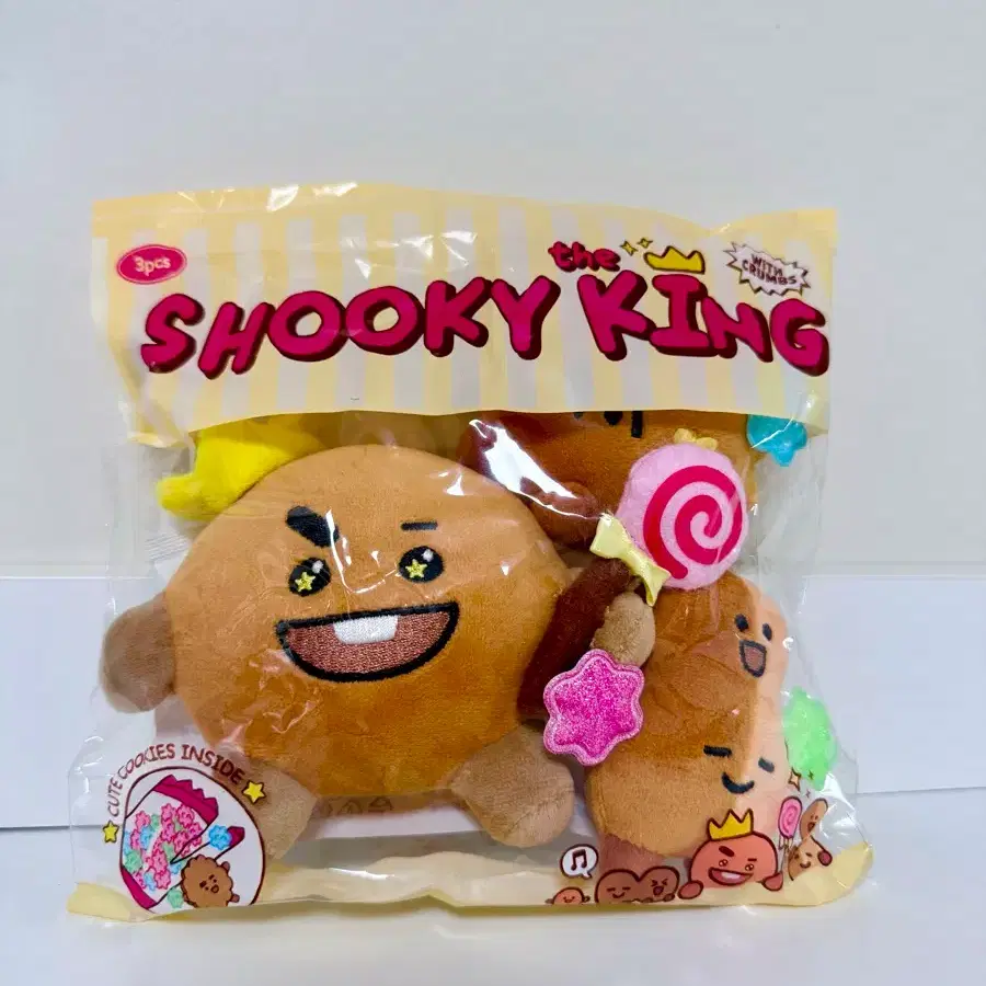 [미개봉 정품] BT21 슈키 더 킹 인형 세트 (3pcs / SHOOKY)