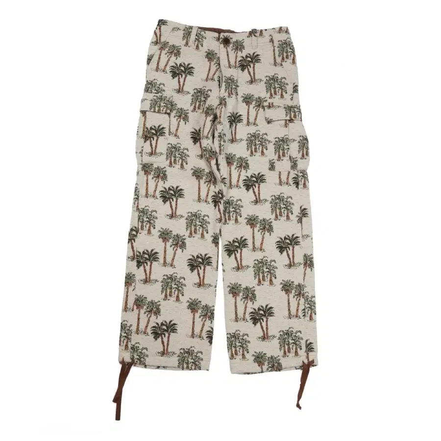 Hana To Guitar Palm Tree Cargo Pants