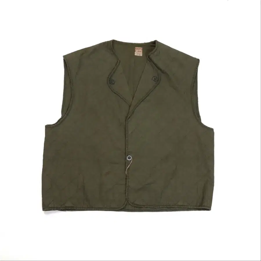 50s Belgian Army Airborne Quilted Liner Vest