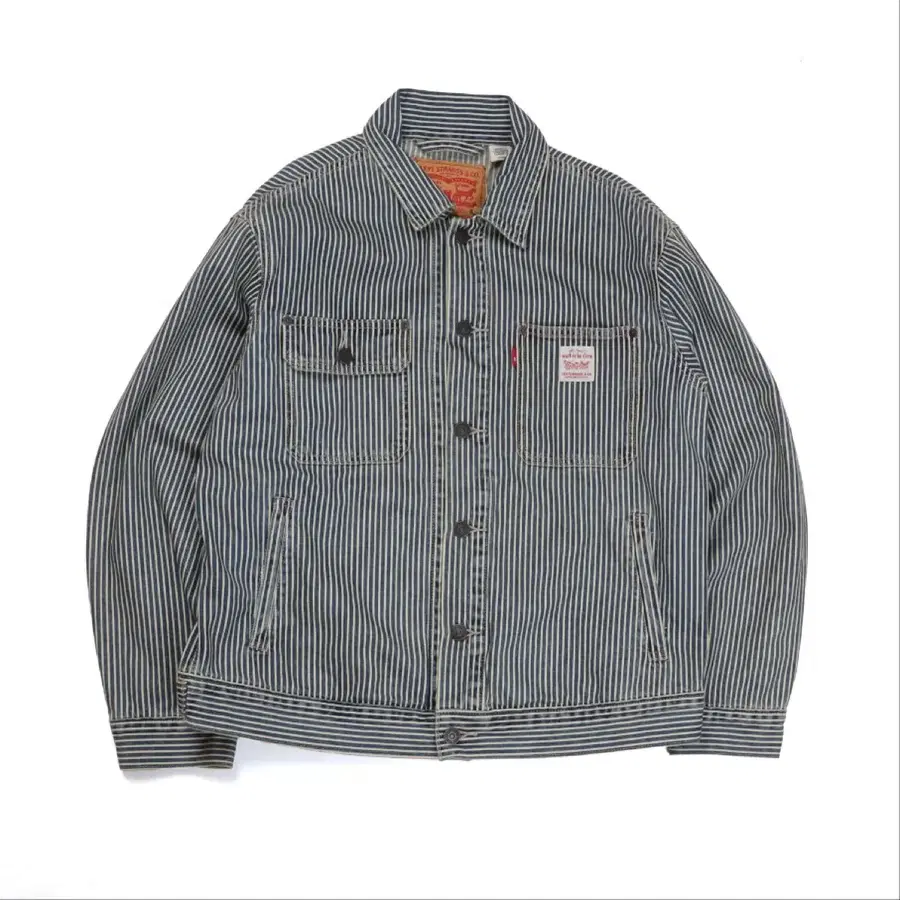 리바이스 Levis Sunrise Stripe Truker Jacket