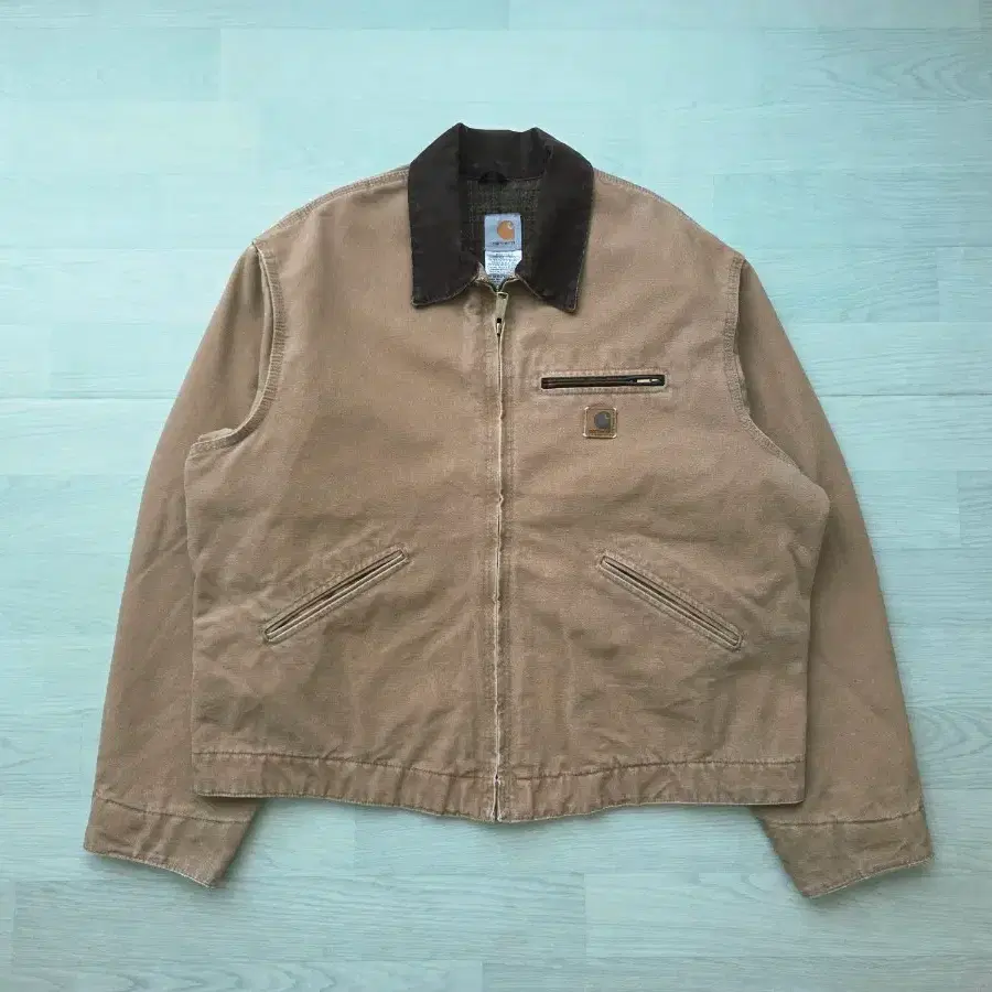 [XL] 칼하트 j97 cml 카멜 디트로이트 자켓