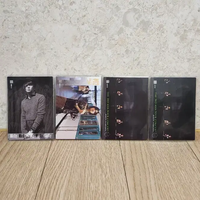 [공식/상태최상] 동방신기 스타컬렉션 포토카드 4장 세트 (믹키유천/유노윤호/콘서트)