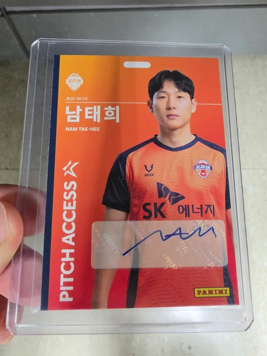 2026 K리그 파니니 제주 SK 남태희 선수 사인 카드