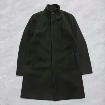 theory 띠어리 박스 택 S 사이즈 캐시미어 코트 카키색