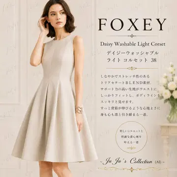 새상품급 FOXEY/폭시 데이지 워셔블 라이트 코르셋 38