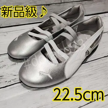 새상품급 PUMA 스피도캣 발레 메탈릭 22.5cm