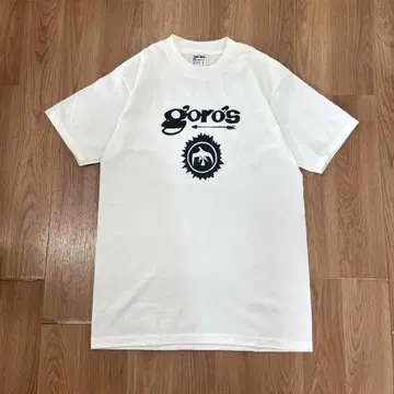 새상품 90년대 90's goro's 고로즈 티셔츠 화이트 M 초기