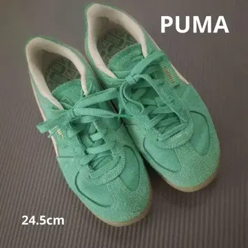 최종 가격 PUMA PALERMO 민트 그린 스니커즈 24.5